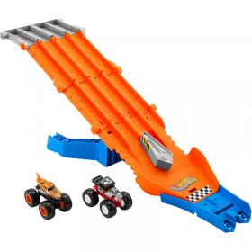 Игрален комплект Mattel Hot Wheels Monster Trucks писта с 2 бр. бъги, JFR07