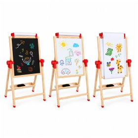 Moni toys - Дървена дъска за рисуване 3в1 1753