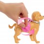 Игрален комплект Mattel Barbie Malibu кукла с куче и аксесоари, JJB46