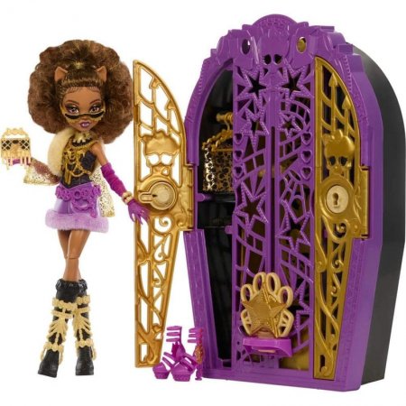 Игрален комплект Mattel Monster High Hauntlywood Clawdeen Wolf, кукла с аксесоари, JBG80