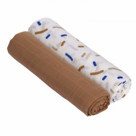 Комплект пелени Lassig Swaddle XL, 120x120, 2 бр.