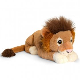 Лъв 45 см, eкологична плюшена играчка от серията Keeleco