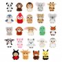 Keeleco, Mini Adoptable World, Eкологични малки плюшени играчки, 10 см, асортимент