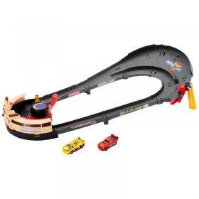 Игрален комплект Mattel Disney And Pixar Cars Nascar, писта с 2 колички, HXJ33