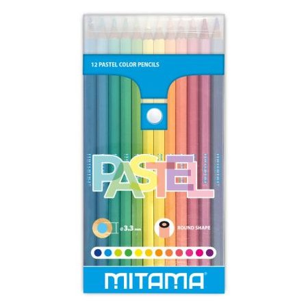 MITAMA Pastel цветни моливи 12 цв.