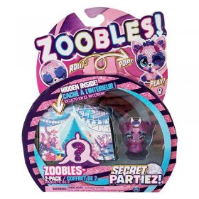 Игрален комплект Spin Master Zoobles Secret Partiez, 2 бр. фигурки, 20136284