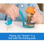 Fisher Price - Литъл пийпъл: Комплект количка с човече и аксесоари, Риболов