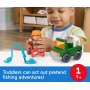 Fisher Price - Литъл пийпъл: Комплект количка с човече и аксесоари, Риболов