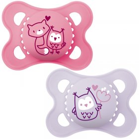 Залъгалка MAM Original Pure Soother 2-6m, със стерилизираща кутия, 2бр.