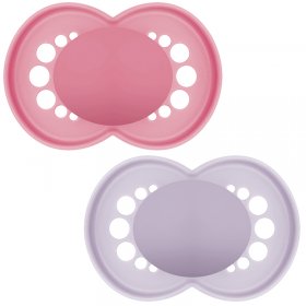 Залъгалка MAM Original Pure Soother Solid 16m+, със стерилизираща кутия, 2бр.