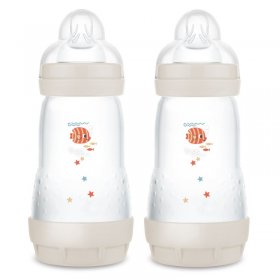 Шише MAM Easy Start Anti Colic 260ml 2бр екрю