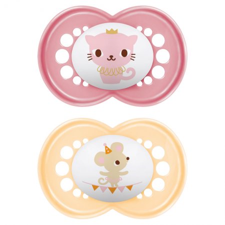 Залъгалка MAM Original Cute, 2-36 м., 2 бр.