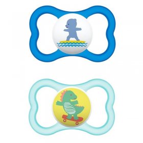 Залъгалкa MAM Air Soother Blue, 2бр., 12 м+