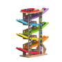 2Kids Toys Дървена писта с 6 рампи и колички