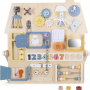 2Kids Toys Дървена сензорна дъска/ бизи борд Монтесори Little House