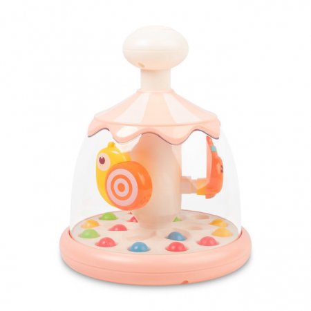 Интерактивна Въртележка С Фигурки Тип Пумпал Розов И Животни 6+ Toyz