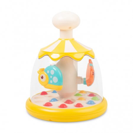 Интерактивна Въртележка С Фигурки Тип Пумпал Жълти Животни 6+ Toyz