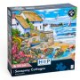 Пъзел с едри части 500- Крайморски къщички - The House of Puzzles
