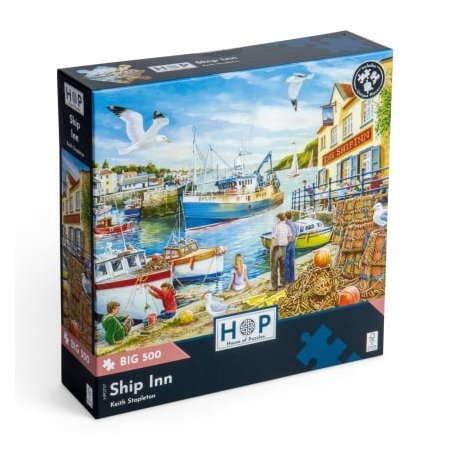 Пъзел с едри части 500 - Корабът - The House of Puzzles