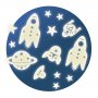 Djeco - Фосфоресциращи стикери космос Djeco