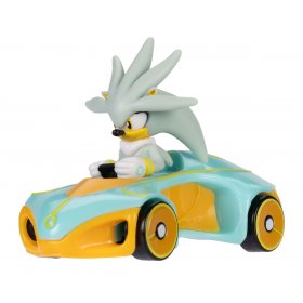 Jakks Pacific - Соник: Метална количка, 1:64, Silver