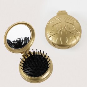 Огледало с четка за коса Cerda Harry Potter - Golden Snitch