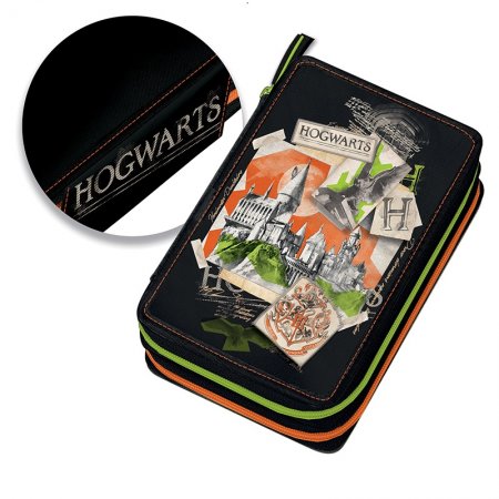 Ученически несесер със съдържание Harry Potter Hogwarts Black