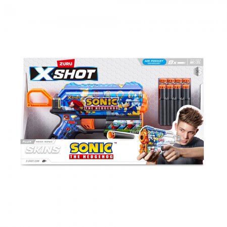 X Shot Sonic Бластер FLUX 8 стрели