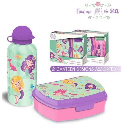 Kids Licensing - SIRENS к-т кутия за храна и алуминиева бутилка