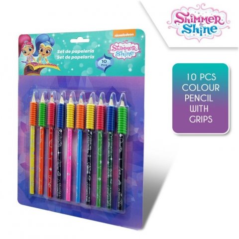 Kids Licensing - SHIMMER AND SHINE цветни моливи 10 бр.