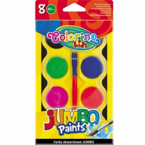 Colorino - Акварелни бои Jumbo 8 броя
