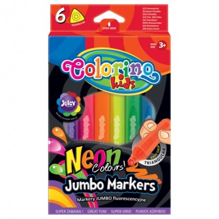 Colorino - Neon Jumbo маркери за рисуване