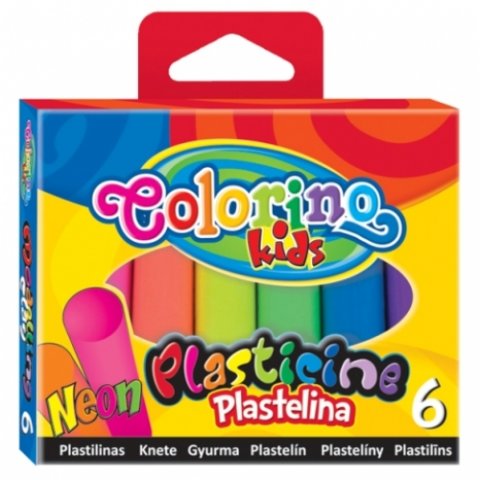 Colorino - Пластилин 6 цвята неон