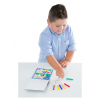 Melissa & Doug - Книжка за оцветяване по номера - Синя