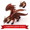Mojo Animal Planet - Фигурка Огнен дракон с подвижна челюст