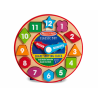 Melissa & Doug - Дървен часовник сортер - Цветове и форми