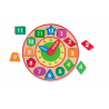 Melissa & Doug - Дървен часовник сортер - Цветове и форми