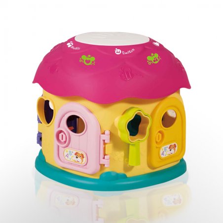 Moni - Сортер Fantastic Mushroom House QX-91171E розов