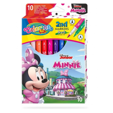 Colorino - Disney Junior Minnie Двувърхи маркери 10 цвята