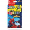 Colorino - Marvel Spider-Man Metallic маркери металик 6 цвята