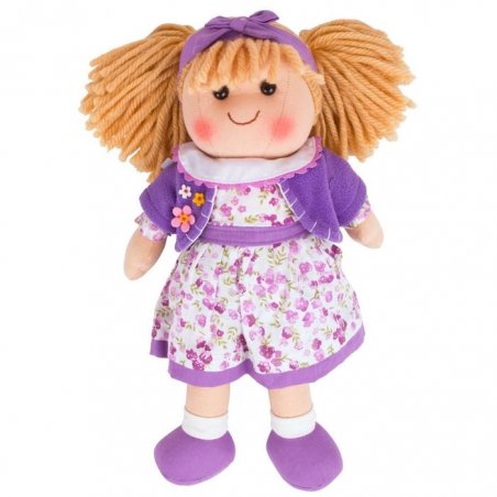 Bigjigs - Мека кукла Лаура - 34 см BJD014