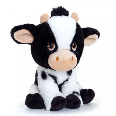 Keel Toys - Екологична плюшена играчка - Крава, 18 см SE6703