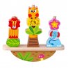 Tooky Toy - Низанка, игра за баланс, фигури за нанизване, 3 в 1