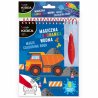Kidea - Truck книжка за оцветяване с вода
