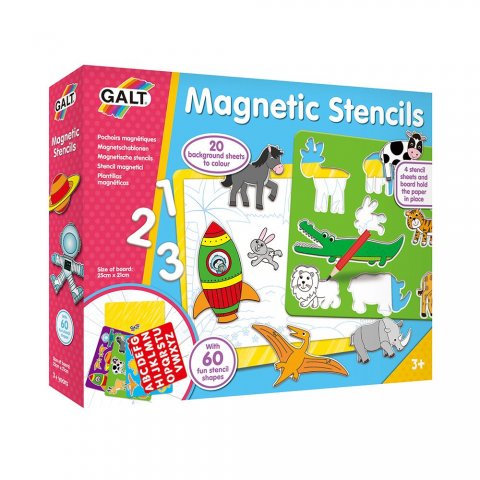Galt Toys - Рисувай с магнитни шаблони