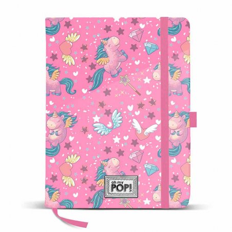 Karactermania - OMP! Бележник с ластик 14x21 см Magic Fucs