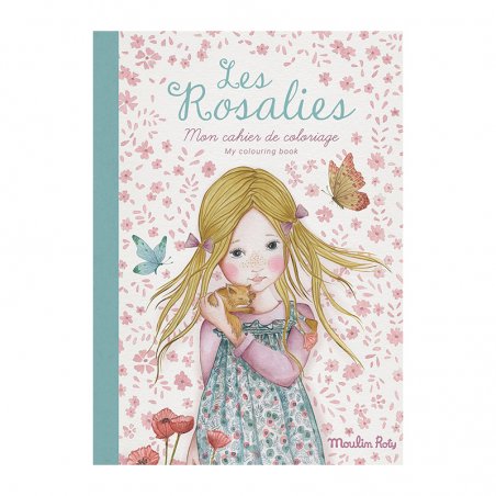 Moulin Roty - Книжка за оцветяване Les Rosalies 36стр. 710539
