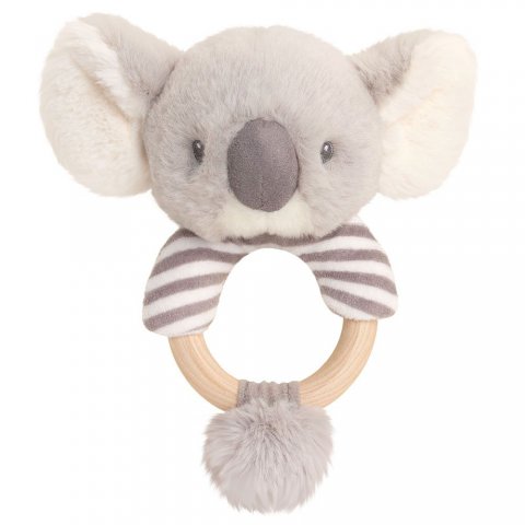 Keel Toys - Коала, бебешка дрънкалка ринг от серията Keeleco, 14 см SE6713
