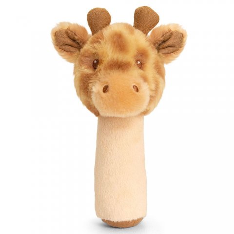 Keel Toys - Дрънкалка Жираф стик, от серията Keeleco, 14 см SE6718