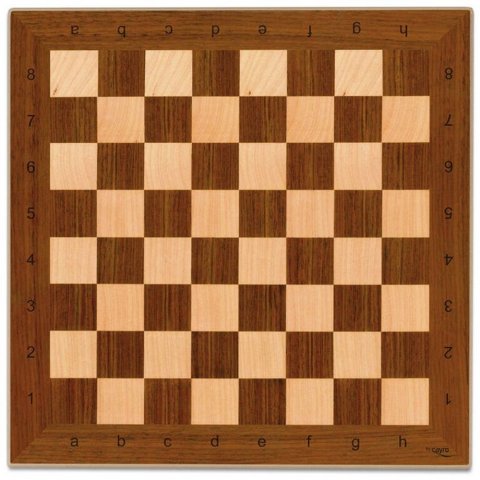 Cayro - Дървена дъска за шах, 33 x 33 см T-137